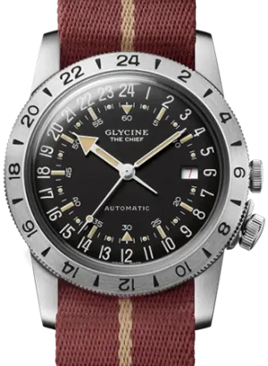 Airman ??The Chief?? Purist Black - Military Nylon Strap Ref. GL0474