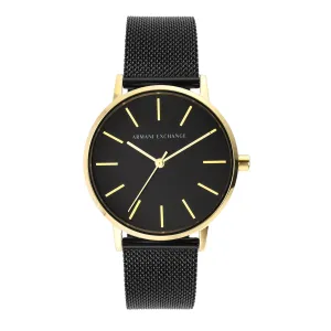 Armani Sophisticated Black Mesh Wristwatch for Modern Elegance AX5548