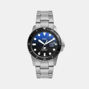 Blue Dive Men Quartz Blue Dial Analog Stainless Steel Watch FS6038