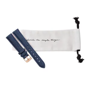 Bracelet pour Montre CLUSE Minuit Blue Denim/Rose Gold