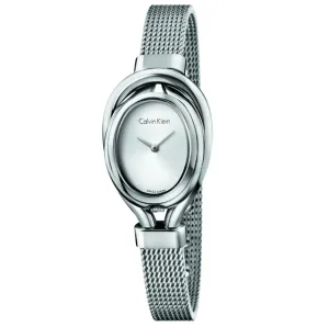 Calvin Klein - Microbelt orologio donna argento K5H23126
