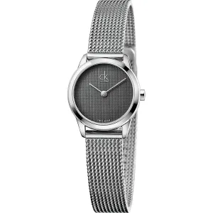 Calvin Klein - Minimal orologio donna grigio scuro, disponibile in 2 misure, small K3M2312X, medium K3M2212X