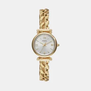 Carlie Women Quartz Silver Dial Analog Stainless Steel Watch ES5329