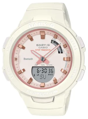 Casio Baby-G BSA-B100CS-7A G-Squad Smartphone Link Watch For Women