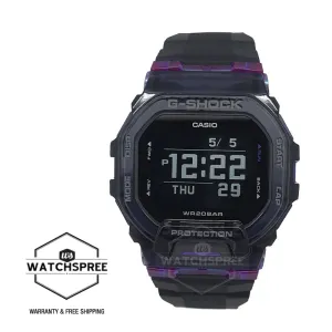 Casio G-Shock G-SQUAD Bluetooth Black Resin Band Watch GBD200SM-1A6 GBD-200SM-1A6