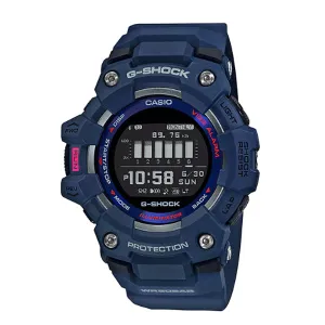 Casio G-Shock G-SQUAD Bluetooth Blue Resin Band Watch GBD100-2D GBD-100-2