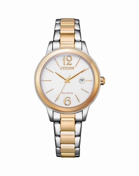 Citizen Eco Drive White Dial Womens Watch EW2626-80A