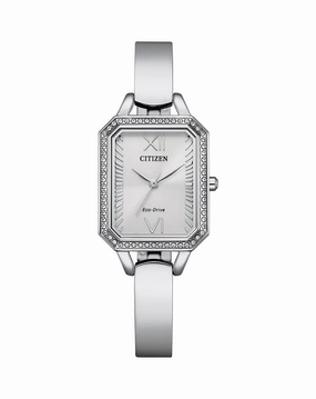 Citizen Silver Dial Womens Watch EM0980-50A