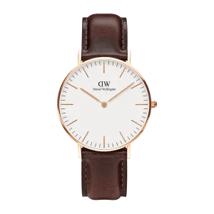 Daniel Wellington Classic 36mm Bristol White Watch DW00100039