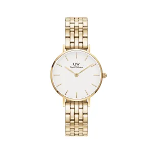 Daniel Wellington Petite 28mm 5-Link Evergold Watch DW00100614