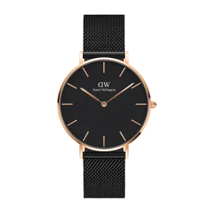 Daniel Wellington Petite 36mm Ashfield Black Dial Watch DW00100307