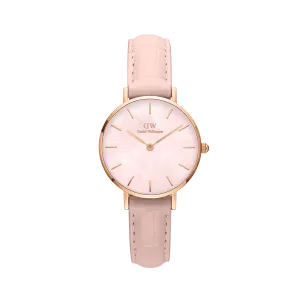 Daniel Wellington Petite Rouge 28mm Pink Leather Strap Watch DW00100511