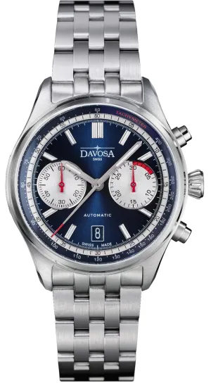 Davosa Newton Pilot Rally Blue Bracelet Limited Edition Watch