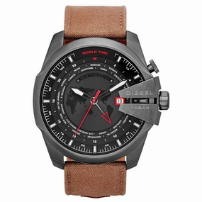 DIESEL DZ4306 Mega Chief GMT Black Dial Men's Watch
