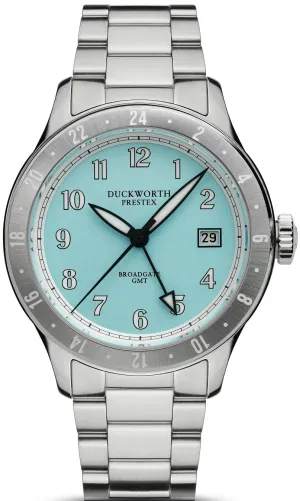 Duckworth Prestex Broadgate GMT Blue Bracelet Watch