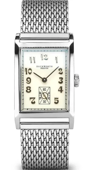 Duckworth Prestex Centenary Crean Mesh Bracelet Watch