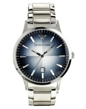 Emporio Armani Renato Blue Dial Steel Mens Watch AR2472