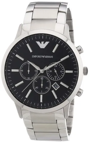 Emporio Armani Silver Men's Chronograph Sportivo Watch Model AR2447