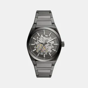 Everett Men Automatic Grey Dial Analog Brass Watch ME3206