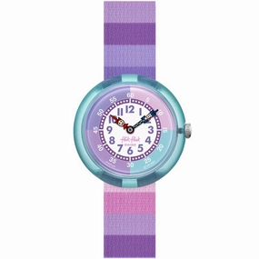 Flik Flak STRIPY PURPLE Watch FBNP225