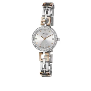 Guess Lady G Silver Dial Two Tone Stainless Steel Watch GW0656L2