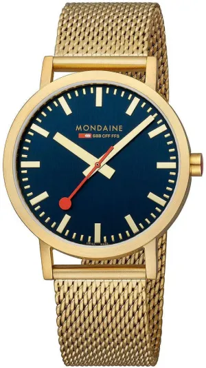 Mondaine Classic Deep Ocean Blue Watch