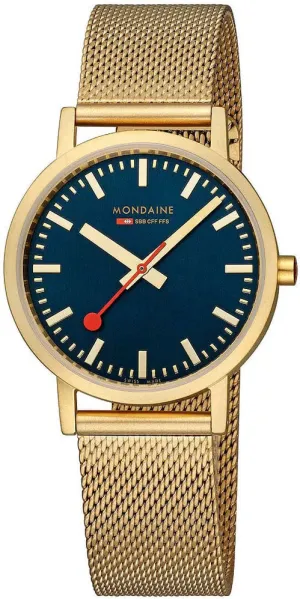 Mondaine Classic Deep Ocean Blue Watch