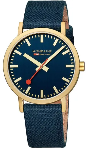 Mondaine Classic Deep Ocean Blue Watch