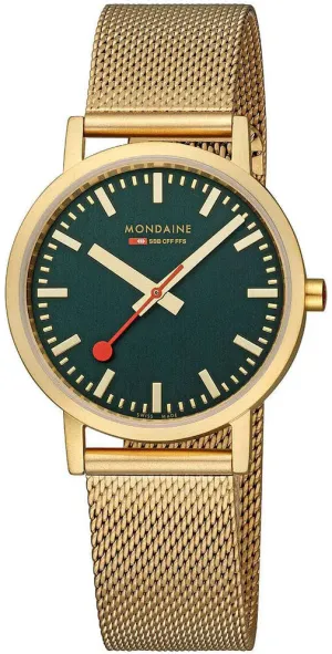 Mondaine Classic Forest Green Watch