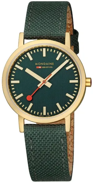 Mondaine Classic Forest Green Watch