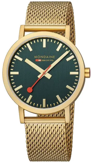 Mondaine Classic Forest Green Watch