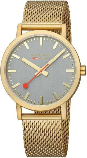 Mondaine Classic Good Gray Watch