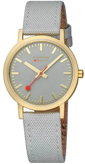 Mondaine Classic Good Gray Watch