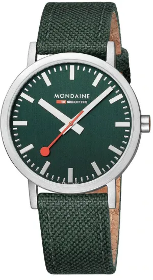 Mondaine Classic Park Green Watch