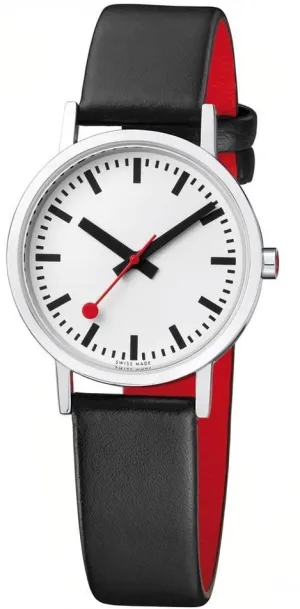 Mondaine Classic Vegan Pure Grape Leather Watch