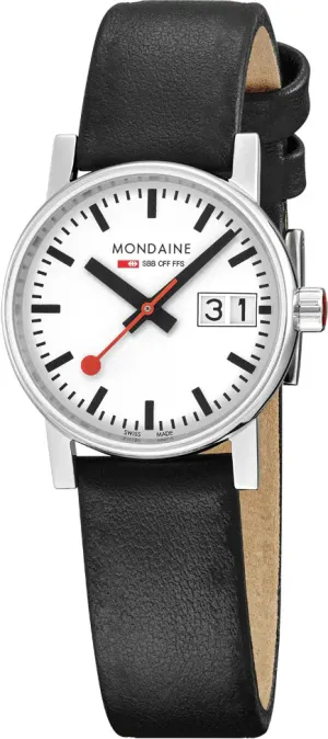 Mondaine Evo2 30mm Grape Leather Watch