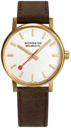Mondaine Evo2 40 Gold IP Watch