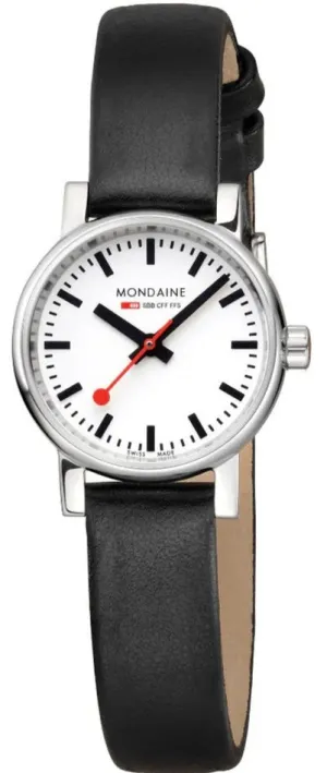 Mondaine Evo2 Black Vegan Grape Leather Watch