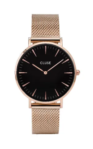 Montre CLUSE La Bohme Boho Chic Mesh Rose Gold-Black CW0101201003