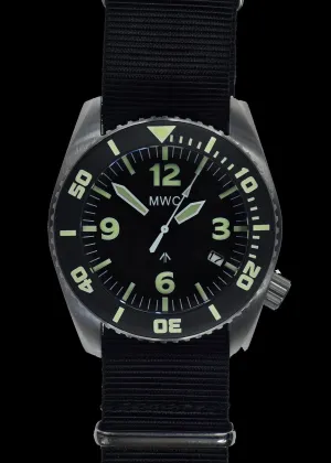 MWC "Depthmaster" 100atm / 3,280ft / 1000m Water Resistant Military Divers Watch in Stainless Steel Case with Helium Valve (Automatic)