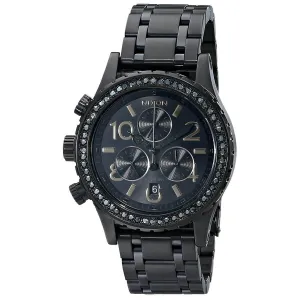 Nixon Women's Lefty Watch - 38-20 Chrono Black Bracelet | A3992062