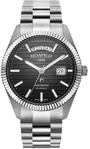 Roamer Primeline Daydate II Black Watch