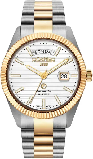 Roamer Primeline Daydate II White Watch