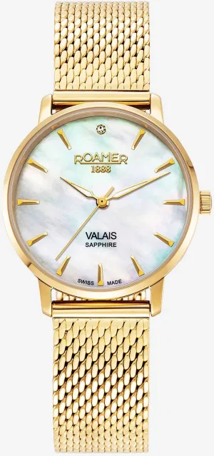 Roamer Valais Pink MOP Ladies Watch