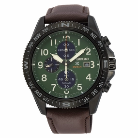 Seiko Prospex Solar Chronograph Green Dial Watch SSC739P