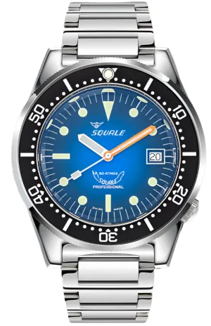 Squale 1521 Blue Ray Bracelet Watch