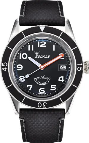 Squale SUB-39 Black Arabic Watch