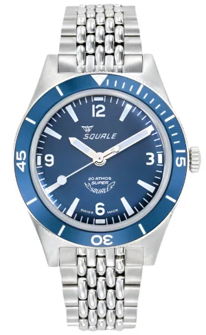 Squale SuperSquale Sunray Blue Bracelet Watch