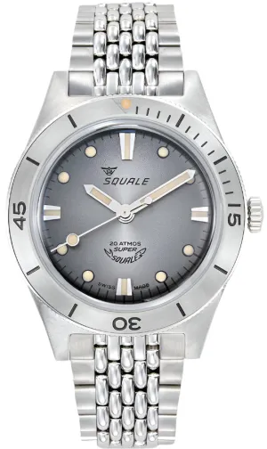 Squale SuperSquale Sunray Grey Bracelet Watch
