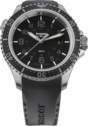 Traser H3 P67 Diver Black Rubber Watch